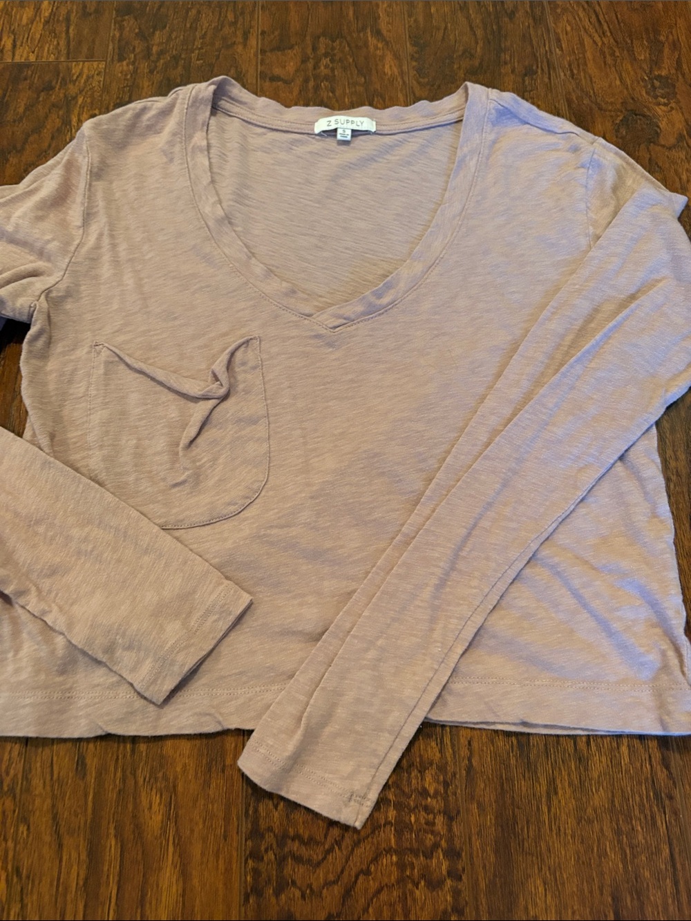 Z Supply long sleeve crop top